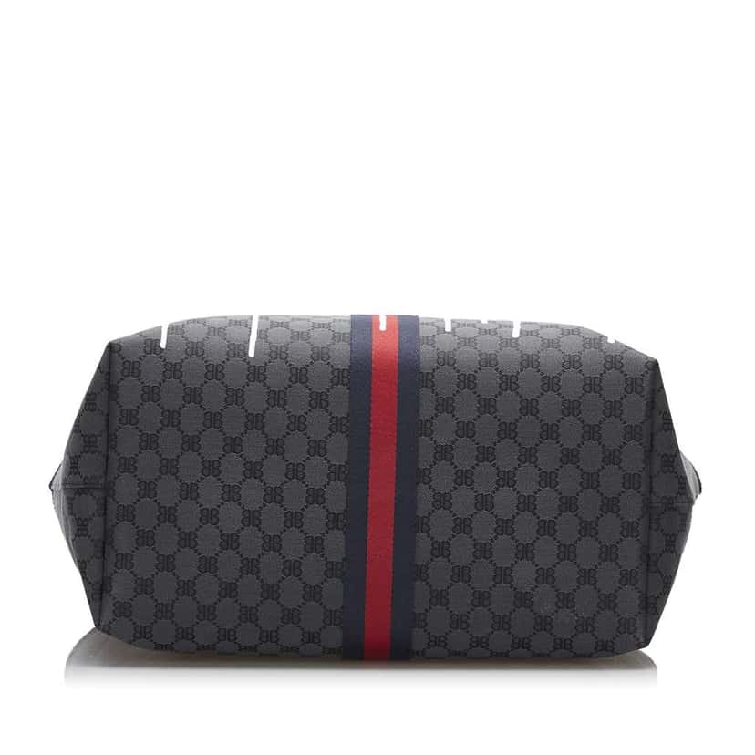 Balenciaga The Hacker Project Graffiti BB Supreme Tote Black Canvas Good condition - Model View