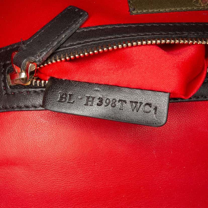 Valentino Medium Nappa and Canvas Camouflage Rockstud Glam Lock Crossbody Red Leather Good condition - Box View