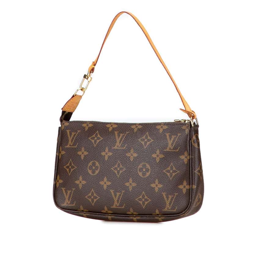 Louis Vuitton Monogram Pochette Accessoires Brown Good condition - Back View