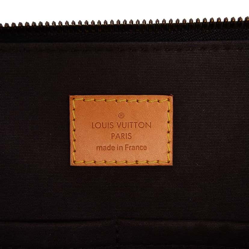 Louis Vuitton Monogram Vernis Alma PM Black Leather Good condition - Box View
