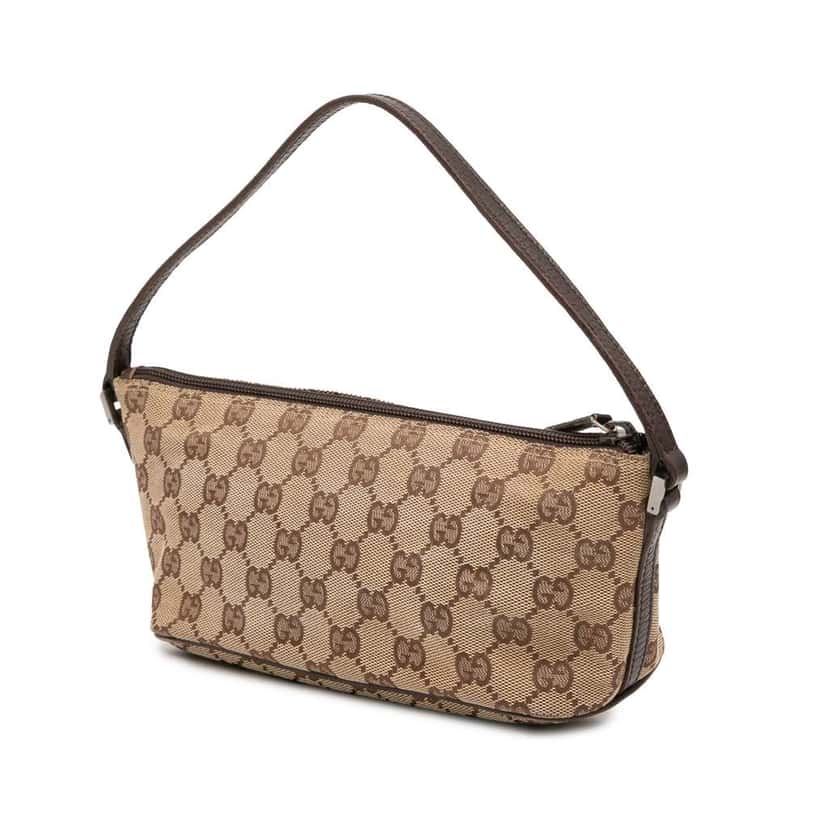 Gucci GG Canvas Boat Brown Canvas Good condition - Back View