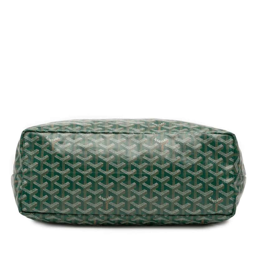 Goyard Goyardine Saint Louis PM Green Canvas Good condition - Inside View