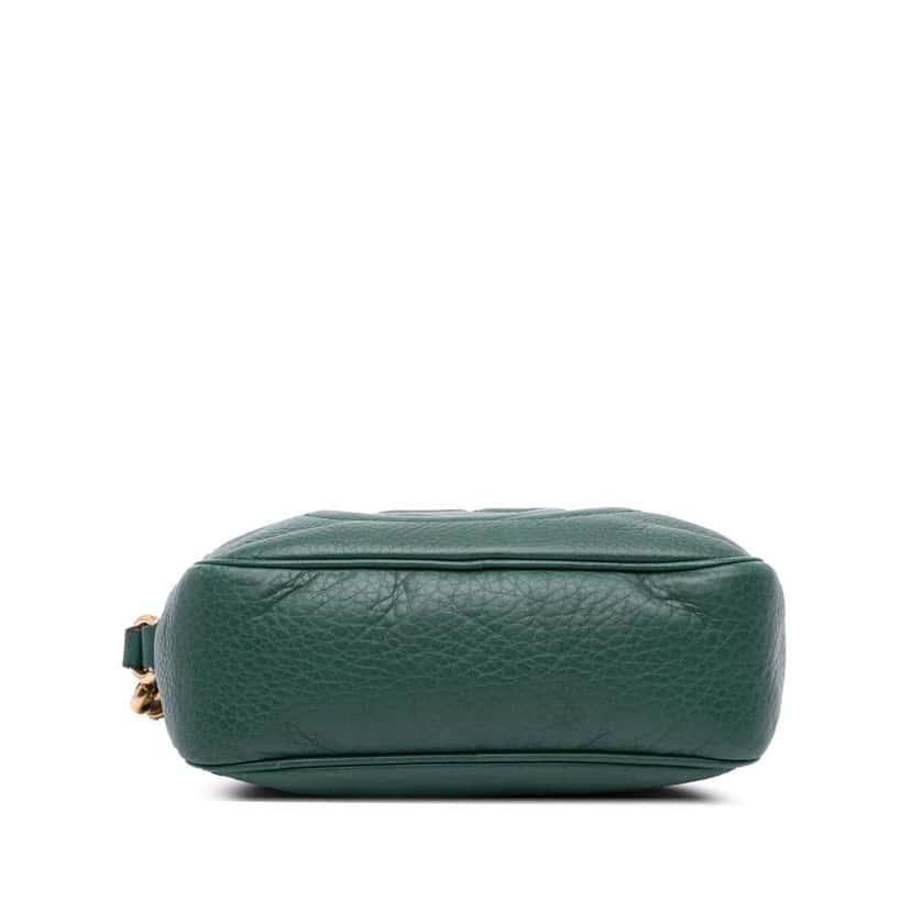 Gucci Leather Soho Disco Crossbody Green Leather Good condition - Inside View