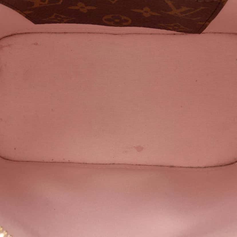 Louis Vuitton Vernis Miroir Alma BB Pink Leather Good condition - Model View