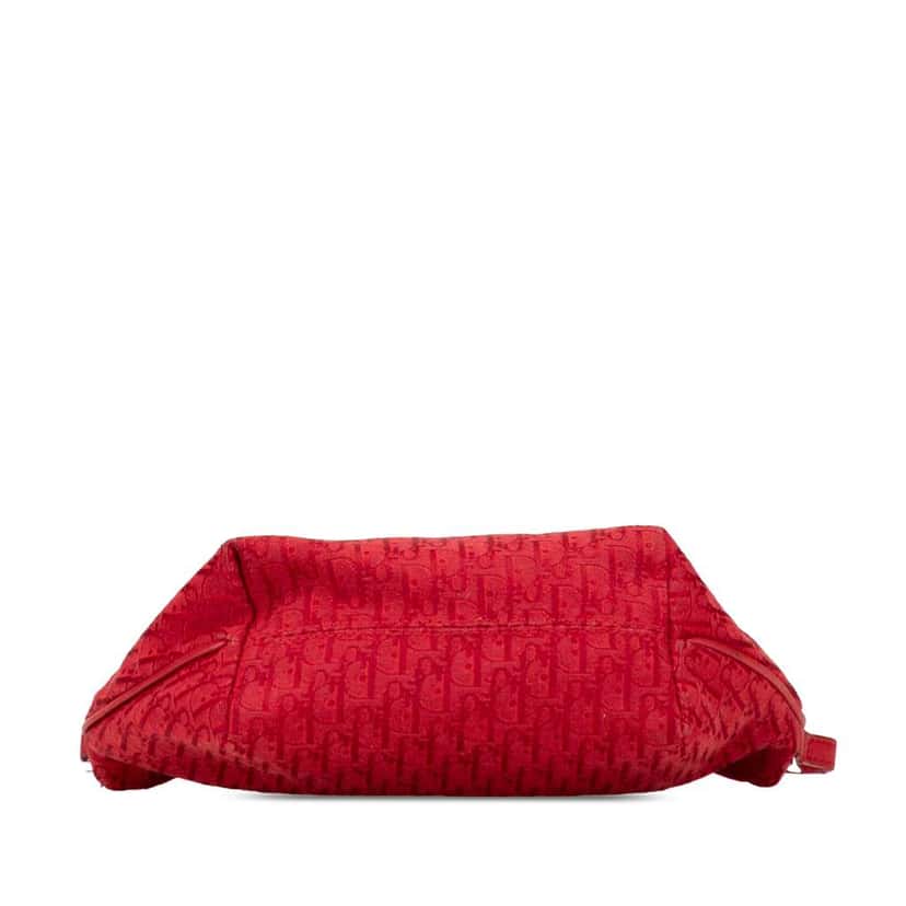 Dior Diorissimo Trotter Canvas Pochette Red Canvas Good condition - Inside View
