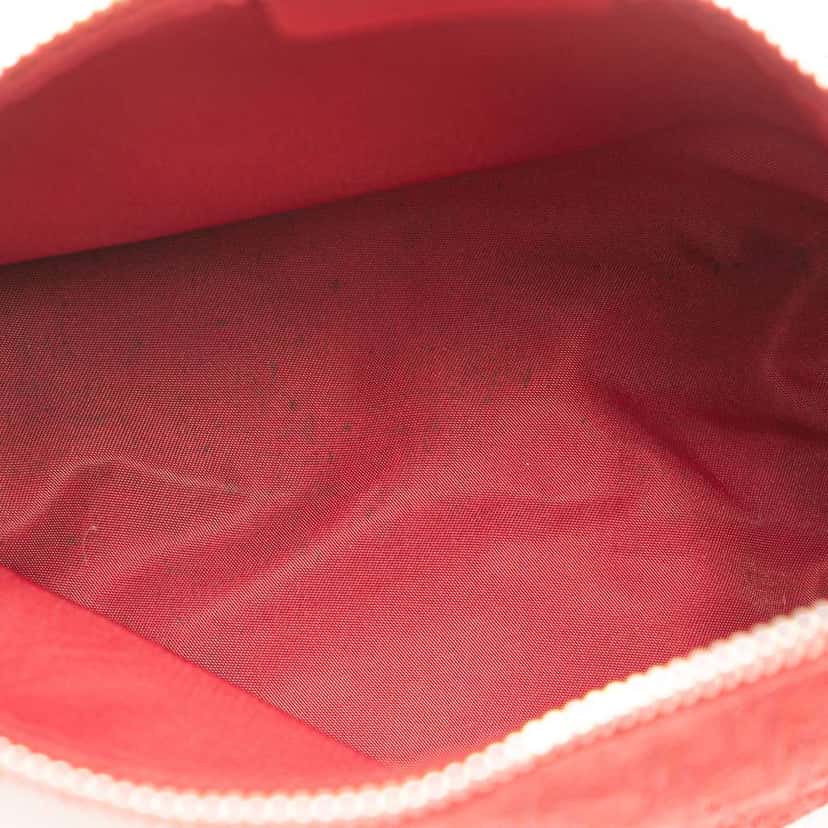 Dior Diorissimo Trotter Canvas Pochette Red Canvas Good condition - Model View