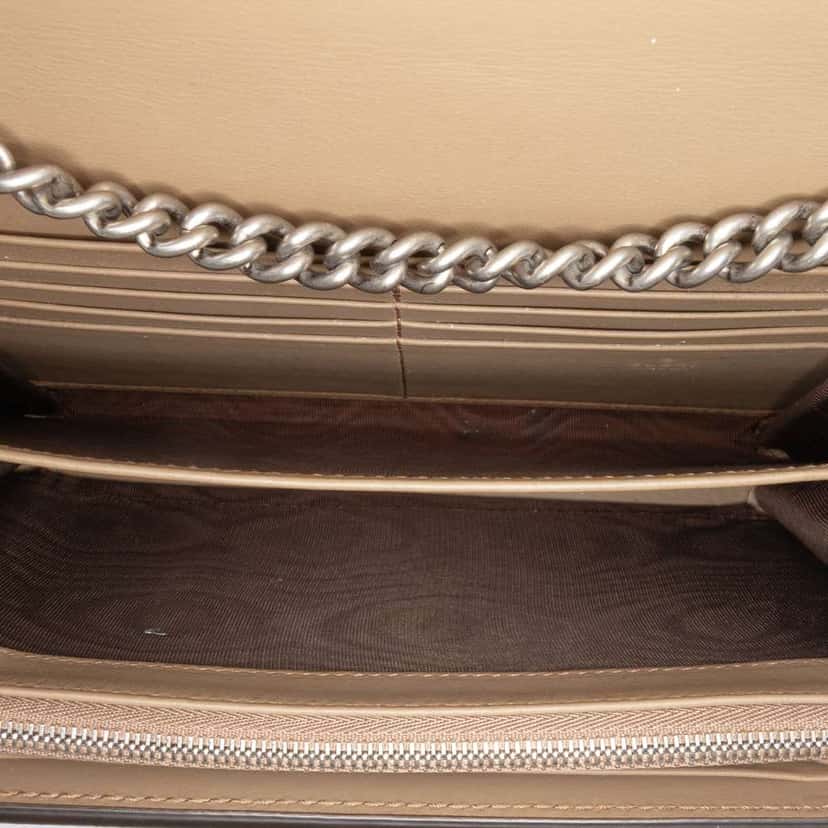 Gucci GG Supreme Dionysus Chain Wallet Brown Canvas Good condition - Model View