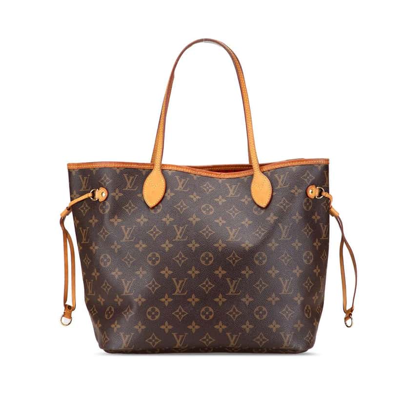 Louis Vuitton Monogram Neverfull MM Brown Good condition - Front View
