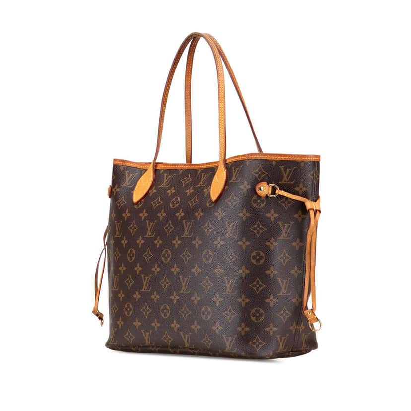 Louis Vuitton Monogram Neverfull MM Brown Good condition - Back View