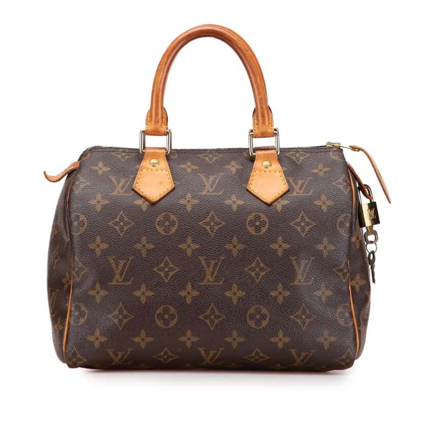 Louis Vuitton Monogram Speedy 25 Brown Good condition - Front View