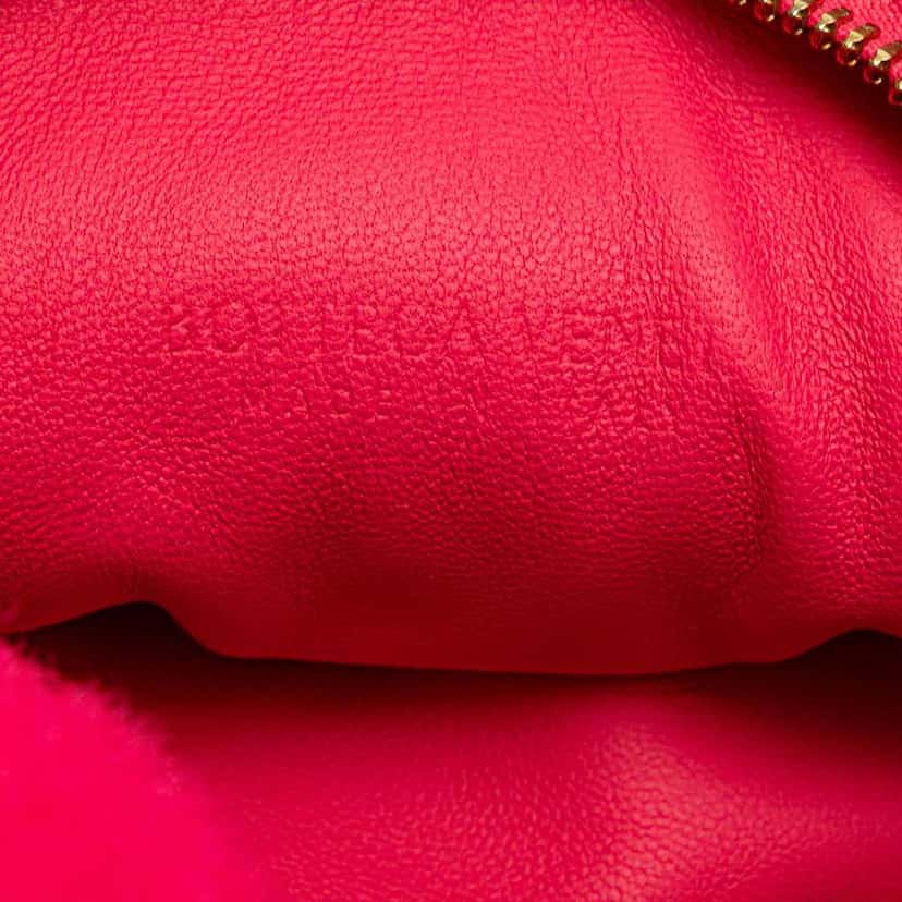 Bottega Veneta Mini Shearling Jodie Pink Very good condition - Box View