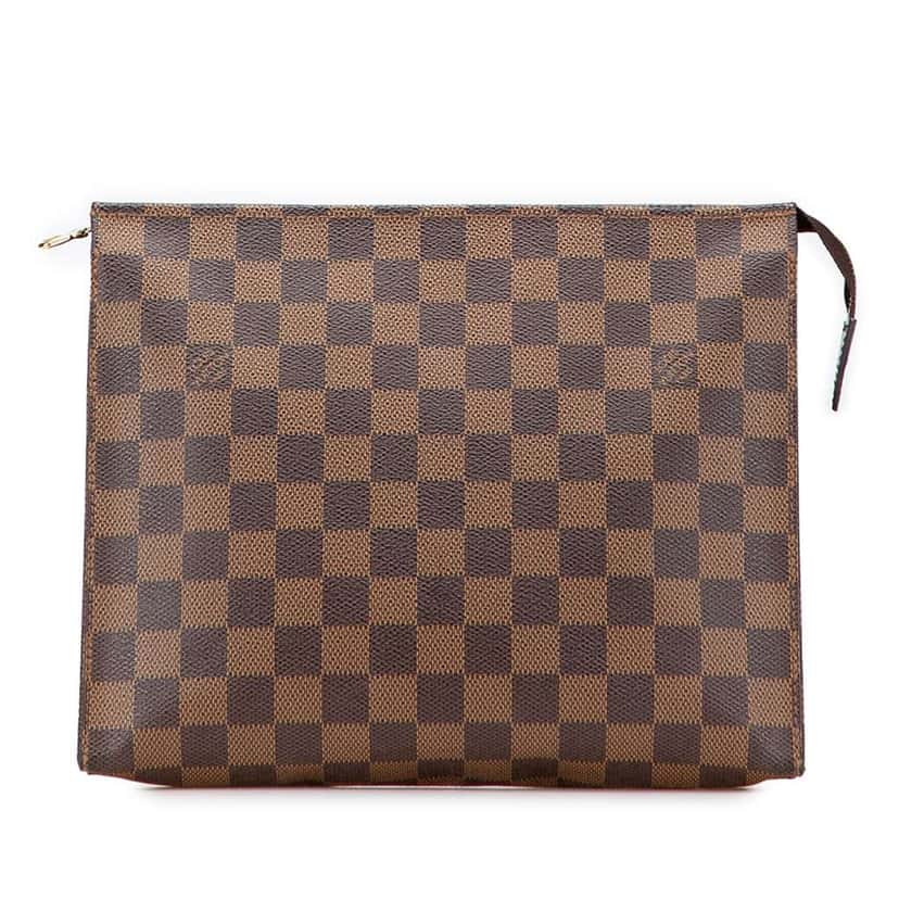 Louis Vuitton Damier Ebene Toiletry Pouch 26 Brown Good condition - Front View