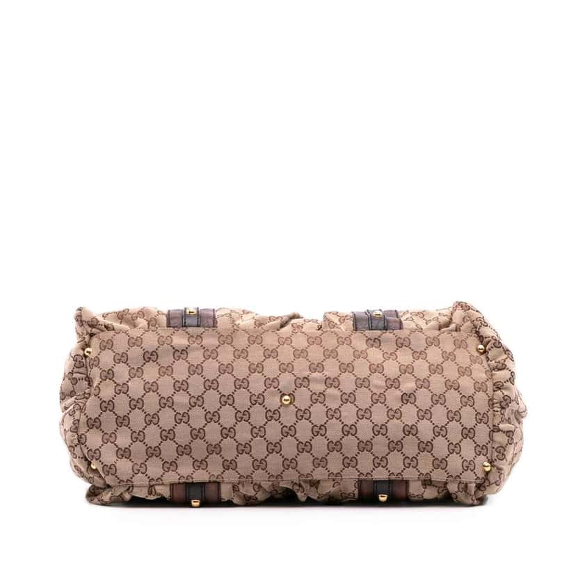 Gucci GG Canvas Interlocking G Tote Brown Canvas Fair condition - Inside View