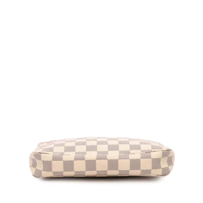Louis Vuitton Damier Azur Pochette Accessoires White Good condition - Inside View