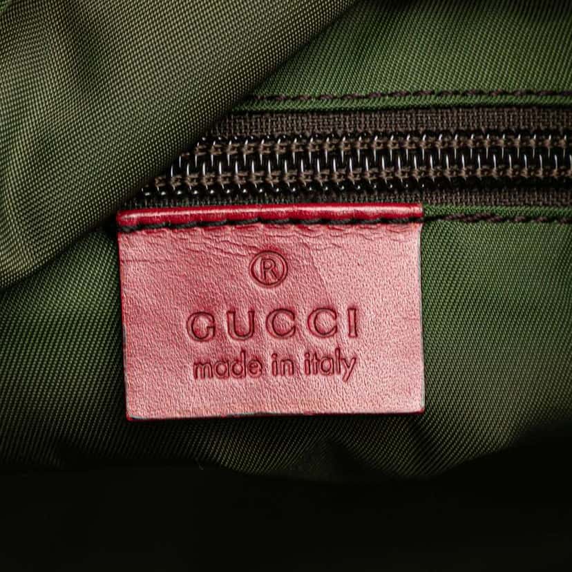 Gucci GG Canvas Web Travel Bag Brown Canvas Good condition - Box View