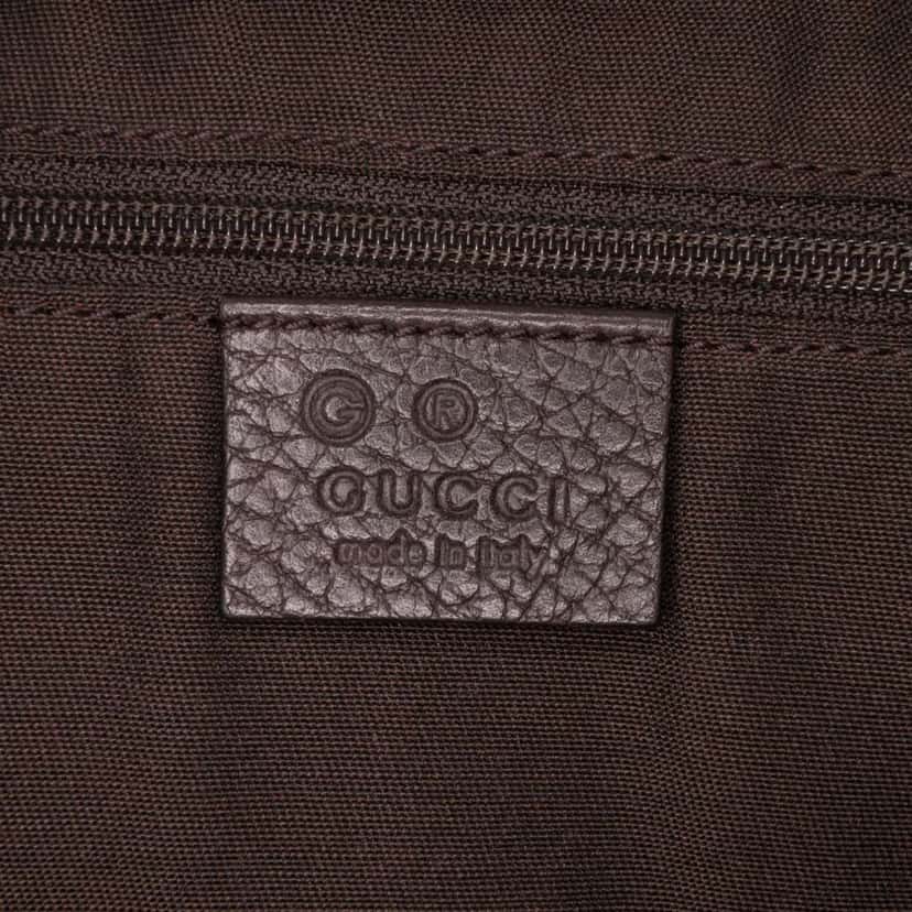 Gucci GG Crystal Abbey D Ring Convertible Tote Brown Canvas Good condition - Box View
