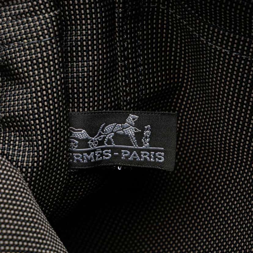 Hermès Canvas Herline Backpack MM Grey Canvas Good condition - Box View