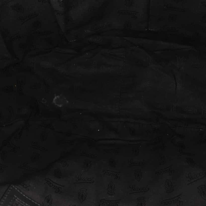 Gucci Medium Guccissima Twins Hobo Black Leather Good condition - Model View