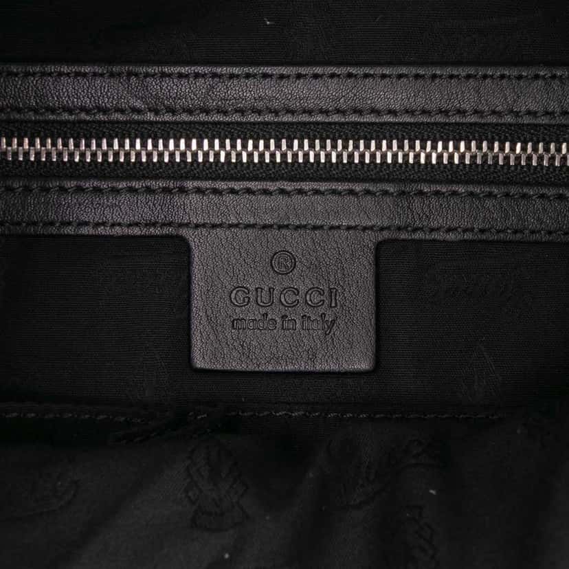 Gucci Medium Guccissima Twins Hobo Black Leather Good condition - Box View
