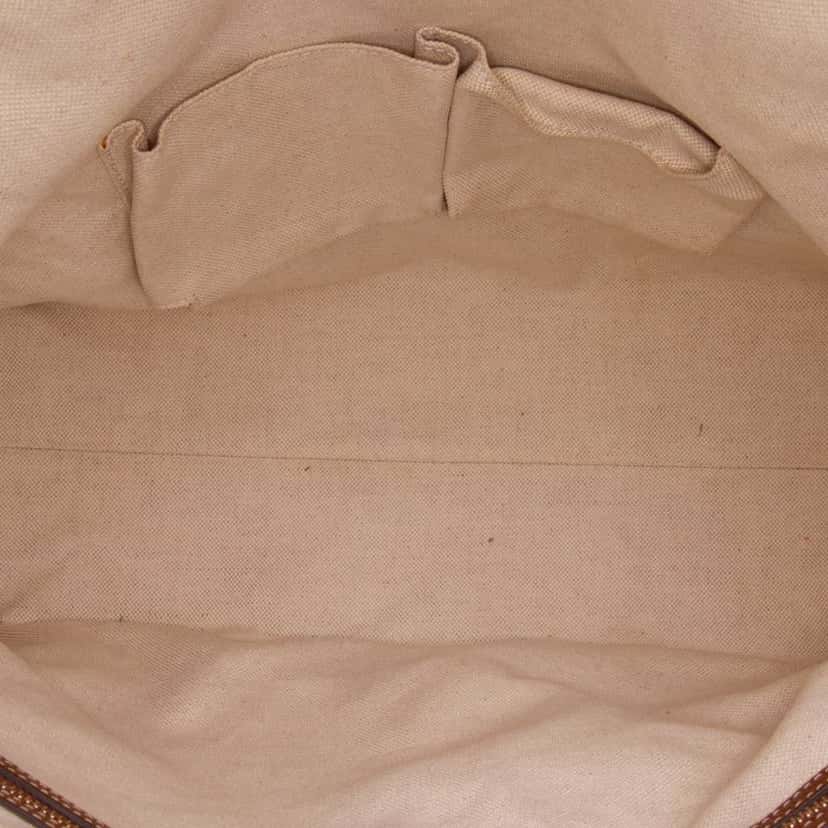 Gucci Medium GG Canvas Bree Dome Tote Brown Canvas Good condition - Model View