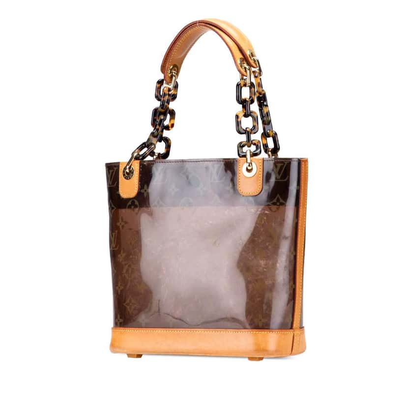 Louis Vuitton Monogram Cabas Sac Ambre PM Brown Good condition - Back View