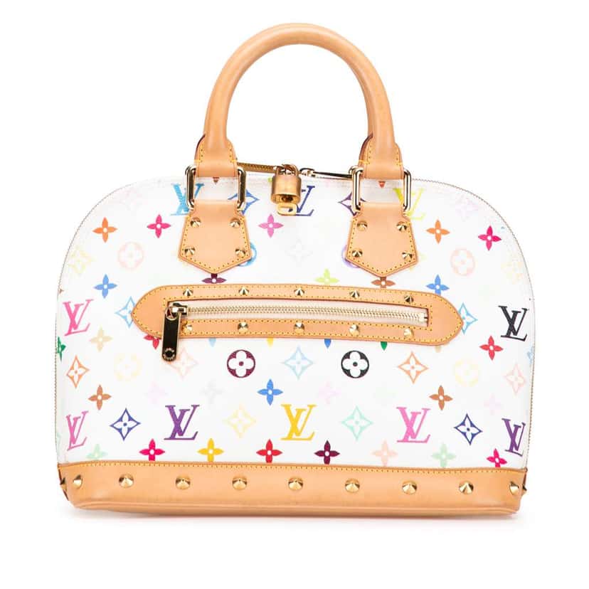 Louis Vuitton Monogram Multicolore Alma PM White Very good condition - Front View