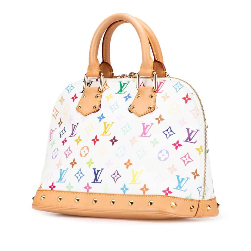 Louis Vuitton Monogram Multicolore Alma PM White Very good condition - Back View