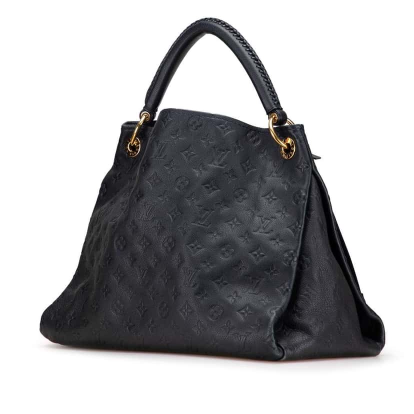 Louis Vuitton Monogram Empreinte Artsy MM Blue Leather Good condition - Back View