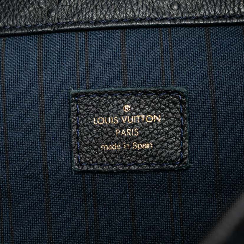 Louis Vuitton Monogram Empreinte Artsy MM Blue Leather Good condition - Box View