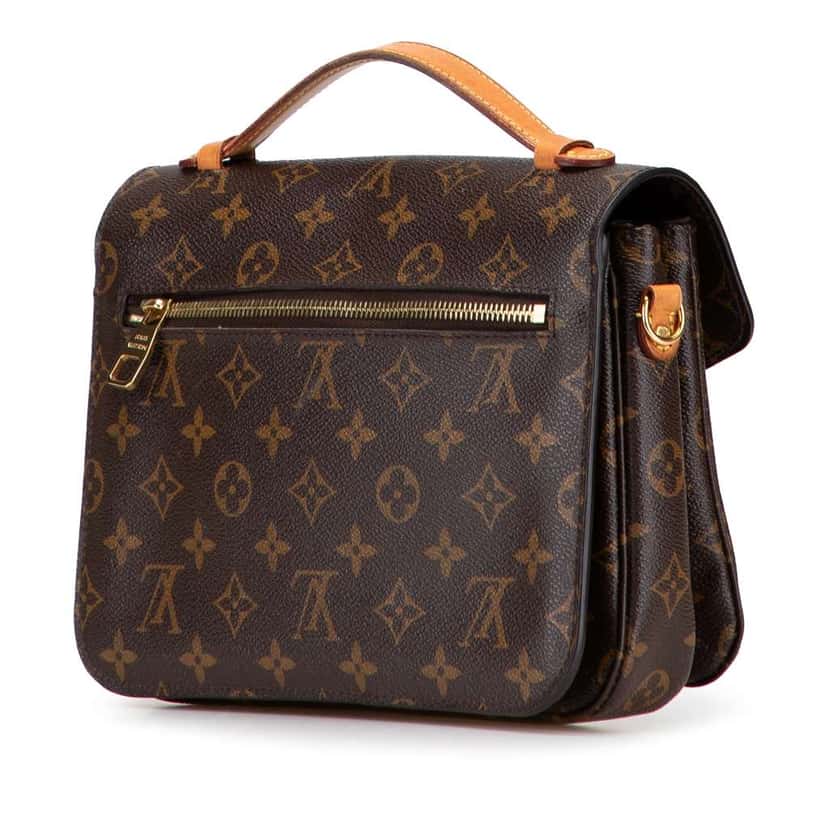 Louis Vuitton Monogram Pochette Metis Brown Good condition - Back View