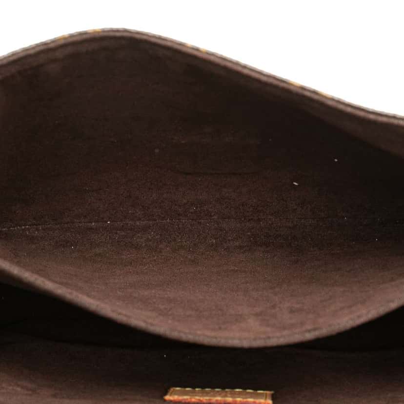 Louis Vuitton Monogram Pochette Metis Brown Good condition - Model View