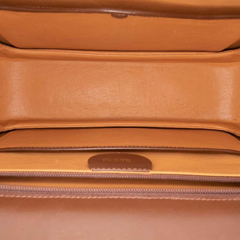 Gucci Calfskin Bamboo Night Brown Leather Good condition - Model View