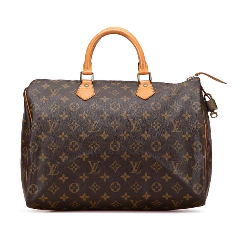 Louis Vuitton Monogram Speedy 35 Brown Fair condition - Front View