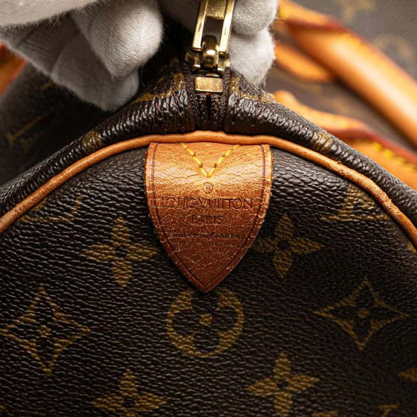 Louis Vuitton Monogram Speedy 35 Brown Fair condition - Box View