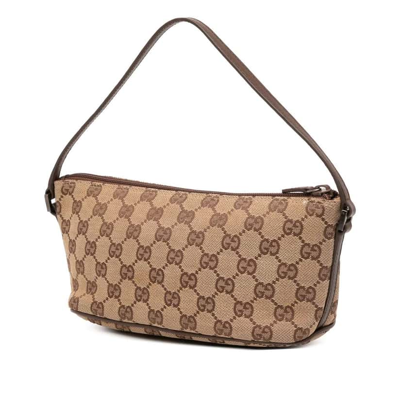 Gucci GG Canvas Boat Brown Canvas Good condition - Back View