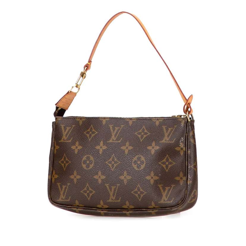 Louis Vuitton Monogram Pochette Accessoires Brown Very good condition - Back View