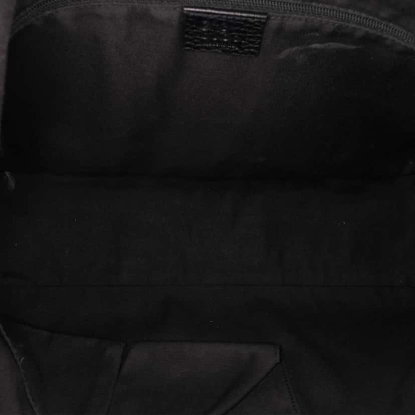 Gucci Medium Leather Marrakech Shoulder Bag Black Leather Good condition - Model View