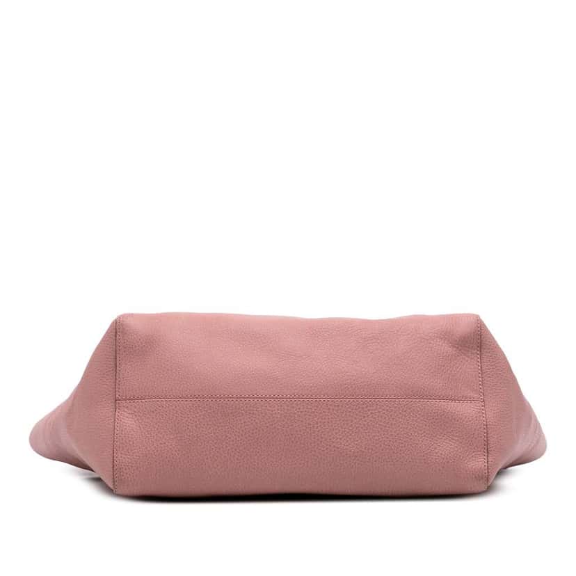 Gucci Medium Leather Swing Tote Pink Leather Good condition - Inside View