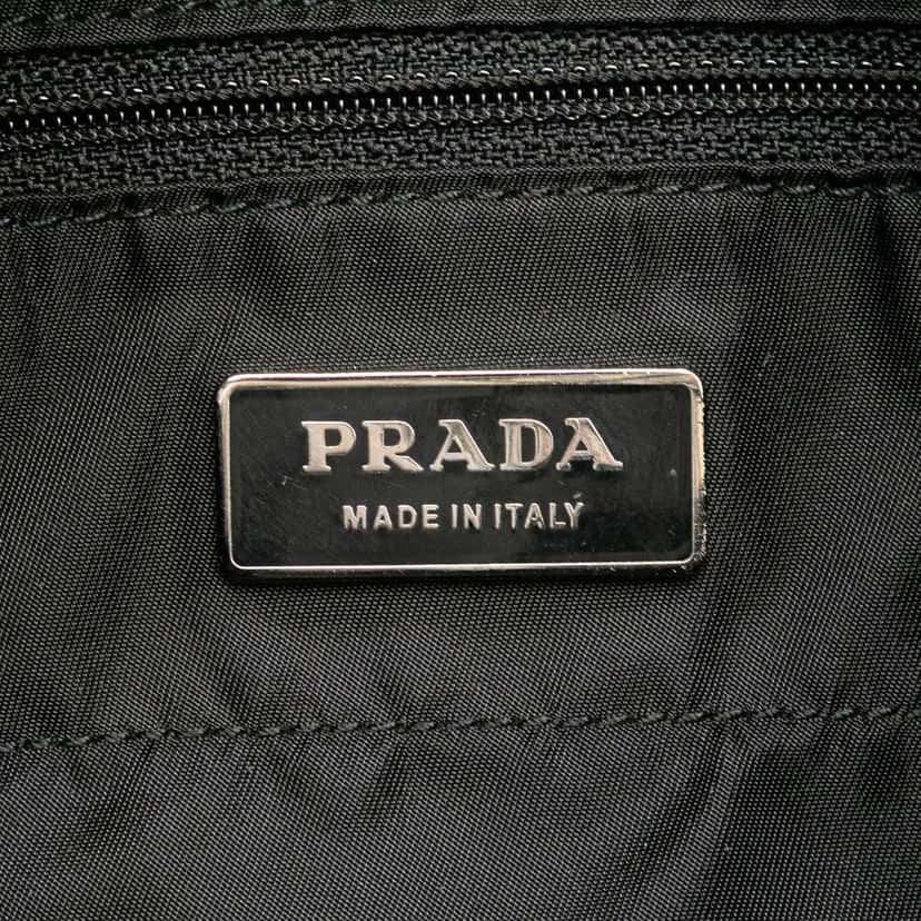 Prada Tessuto Tote Black Good condition - Box View