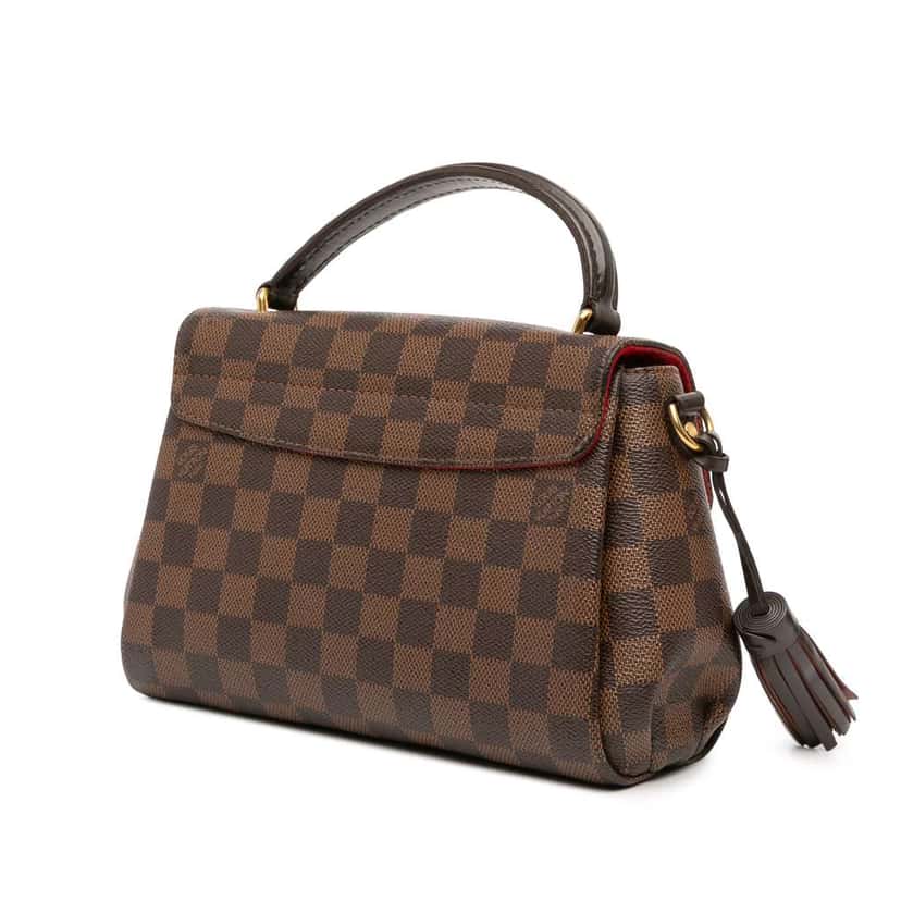 Louis Vuitton Damier Ebene Croisette Brown Good condition - Back View