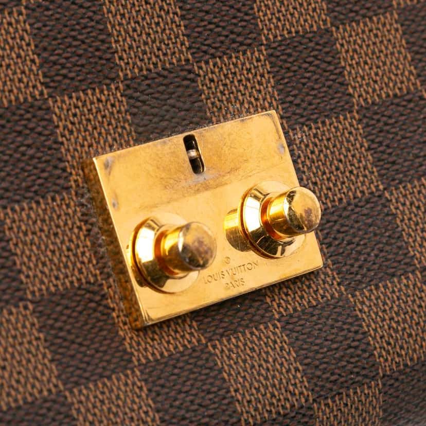 Louis Vuitton Damier Ebene Croisette Brown Good condition - Box View