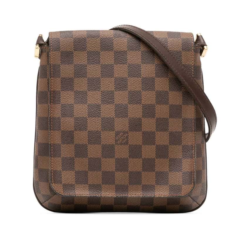Louis Vuitton Damier Ebene Musette Salsa Long Strap Brown Good condition - Front View