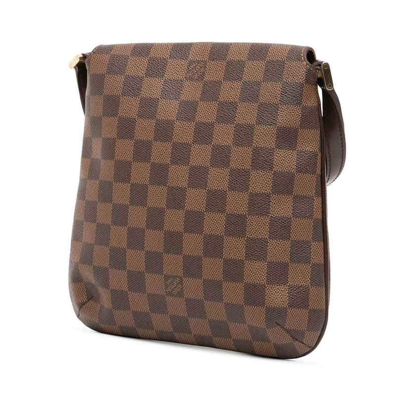 Louis Vuitton Damier Ebene Musette Salsa Long Strap Brown Good condition - Back View