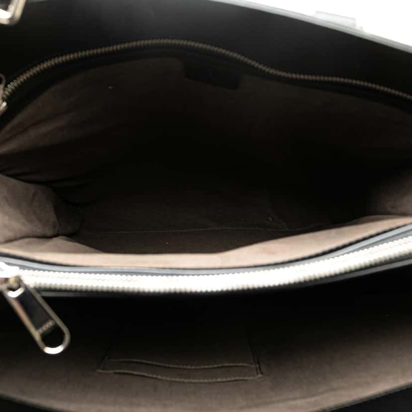 Gucci GG Supreme Caleido Vertical Tote Brown Canvas Good condition - Model View