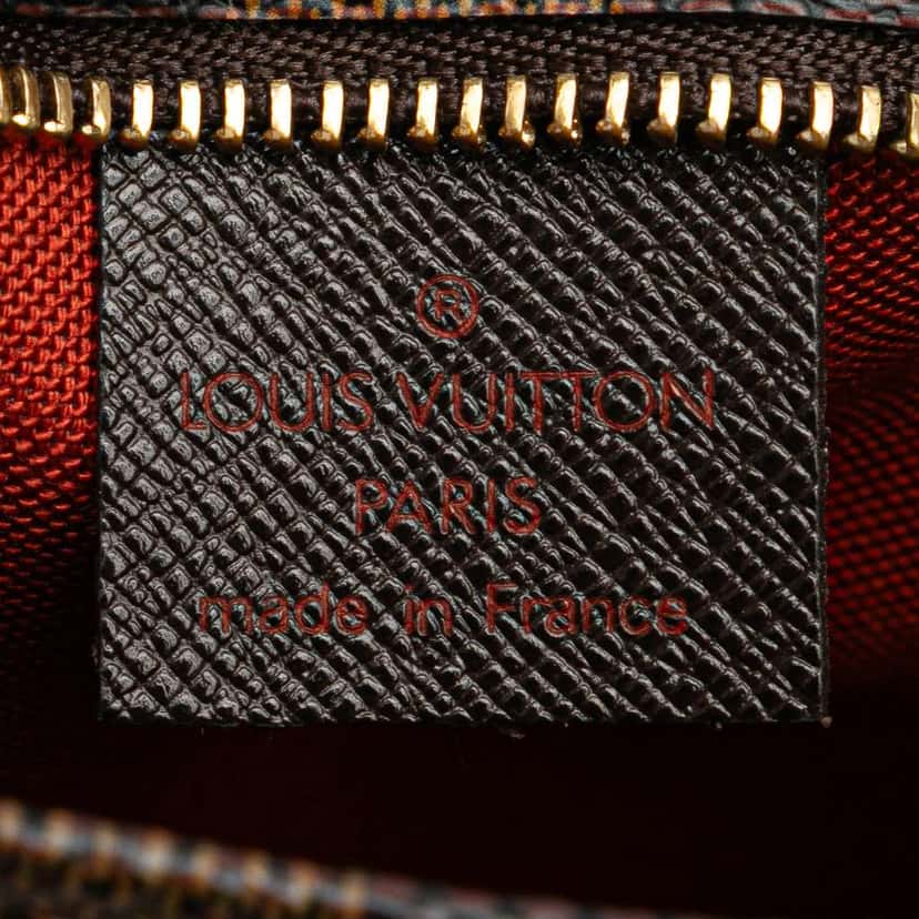 Louis Vuitton Damier Ebene Trousse Pochette Brown Good condition - Box View
