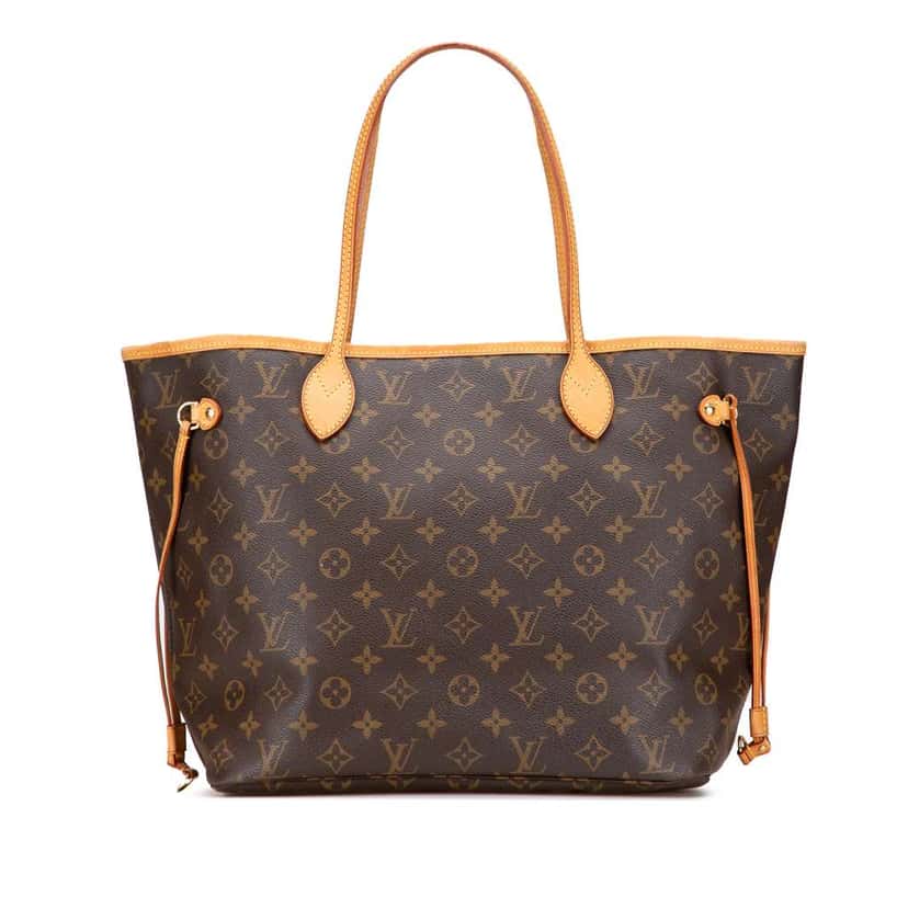 Louis Vuitton Monogram Neverfull MM Brown Good condition - Front View