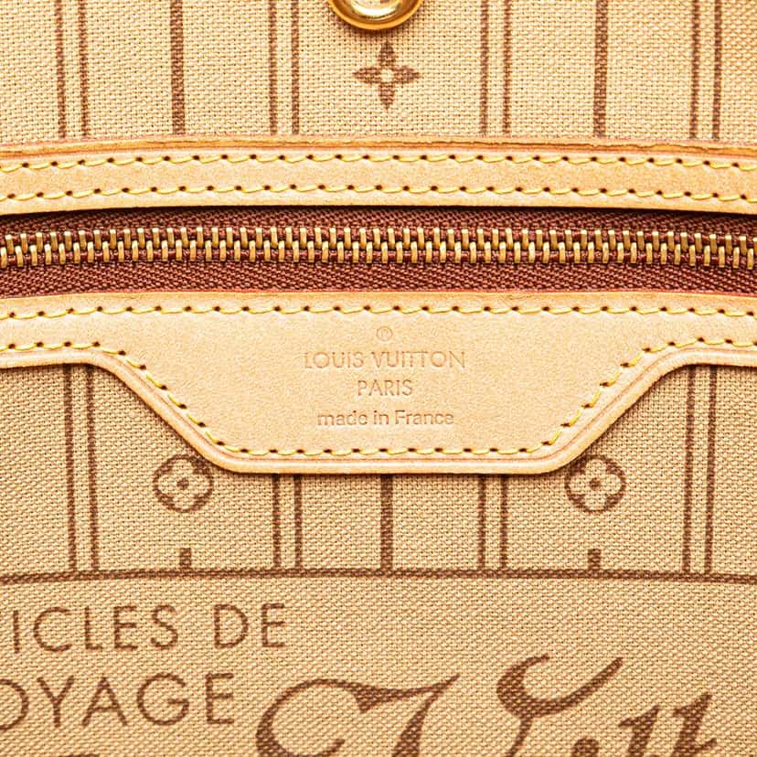 Louis Vuitton Monogram Neverfull MM Brown Good condition - Box View