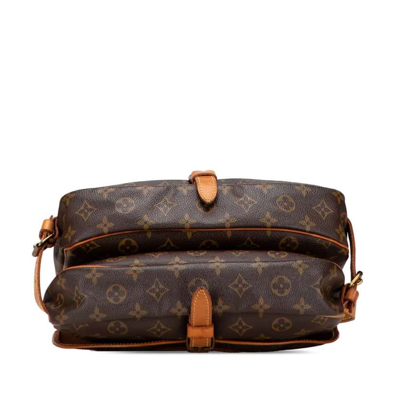 Louis Vuitton Monogram Saumur 25 Brown Good condition - Inside View