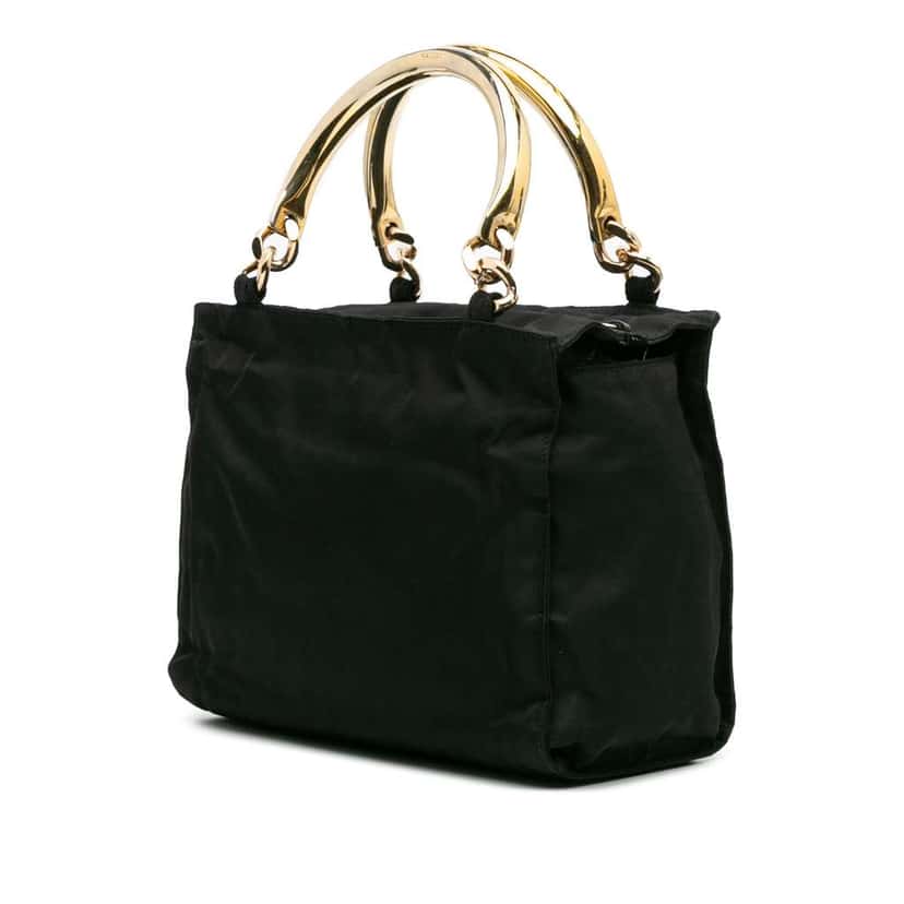 Prada Tessuto Handbag Black Good condition - Back View