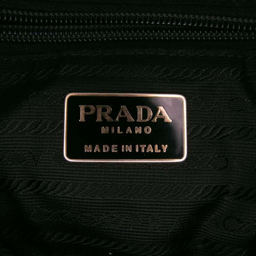 Prada Tessuto Handbag Black Good condition - Box View